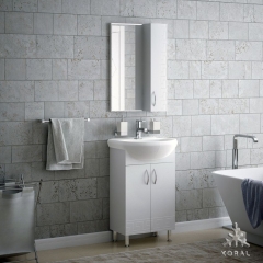 Комплект мебели для ванной Corozo Koral Олимп 55 Белый