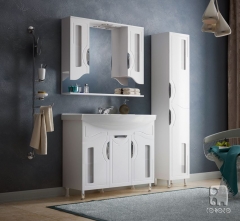 Комплект мебели для ванной Corozo Corozo Стефания 105 Белый